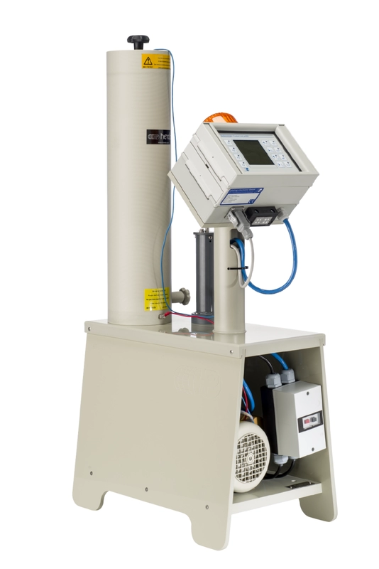 HRC-6000 electrolytic recovery system for precious metals from Hendor - back side