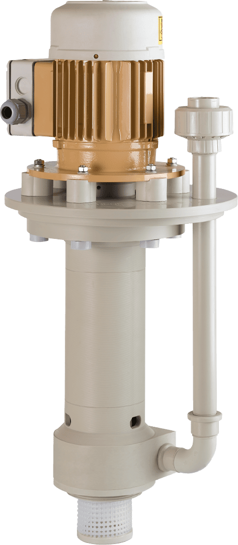 Vertical sealless immersion pump