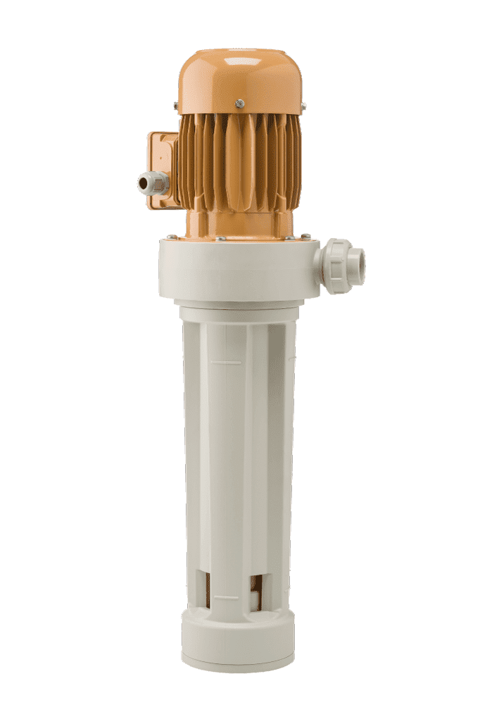 Vertical sealless immersion pump