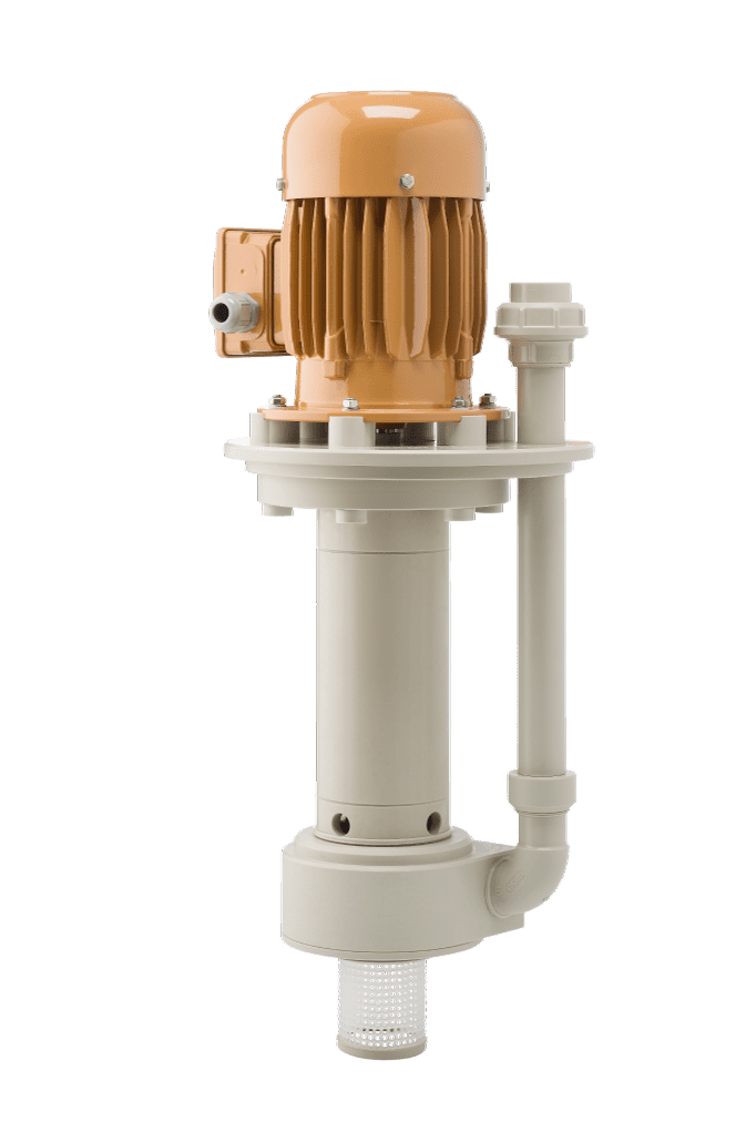 Vertical sealless immersion pump