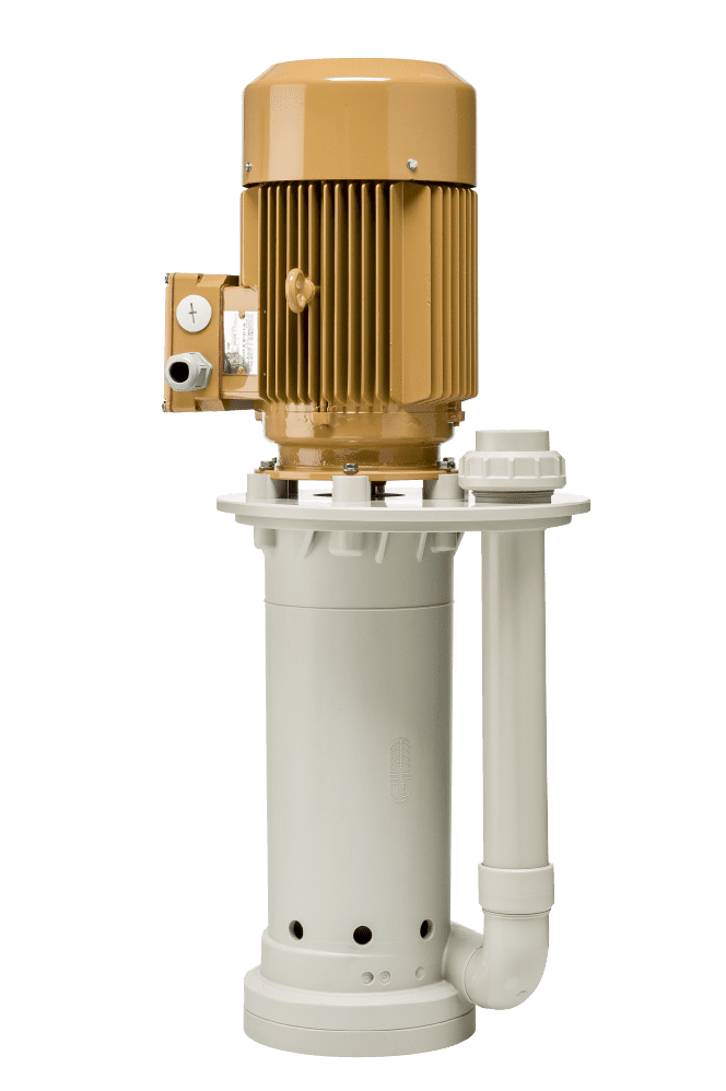 Vertical sealless immersion pump