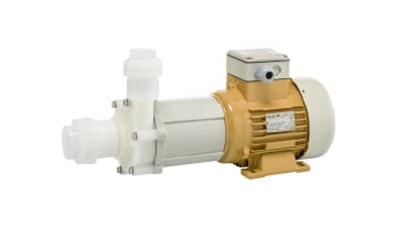 Horizontal thermoplastic magnetic drive pump MX120-PVDF from Hendor 