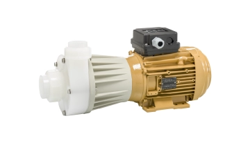 Horizontal thermoplastic magnetic drive pump M220-PVDF from Hendor 