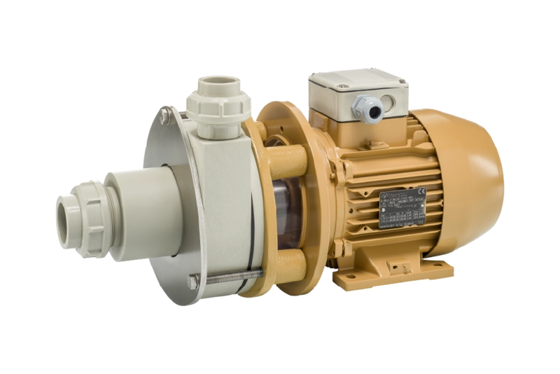 Hendor thermoplastic horizontal centrifugal pump with mechanical seal S110-PP Thermoplastic horizontal centrifugal pump with mechanical seal S110-PP from Hendor