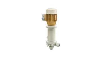 Magnetic driven vertical immersion pump from Hendor for foam sensitive solutions 