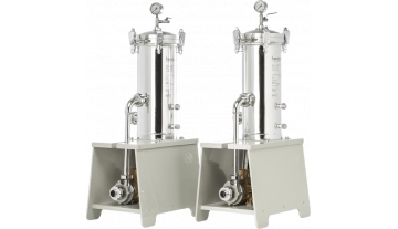 Stainless steel ANSI 316 cartridge filtration system from Hendor