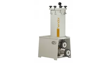 Horizontal disc filtration system HE-FSD-152-HT-S220 from Hendor for hot seal applications