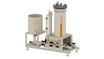 Sistema de filtración de níquel satinado HE-SNF-600 de Hendor 