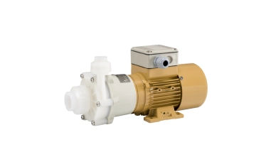 Horizontal thermoplastic magnetic drive pump M11-PVDF from Hendor 